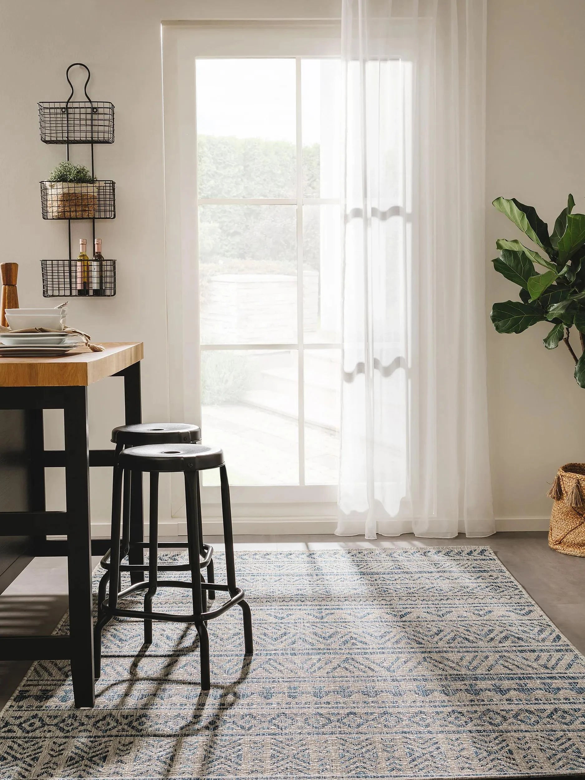 Covor interior/exterior Cleo Blue 