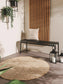 Covor rotund interior/exterior Cleo Cream/Beige 