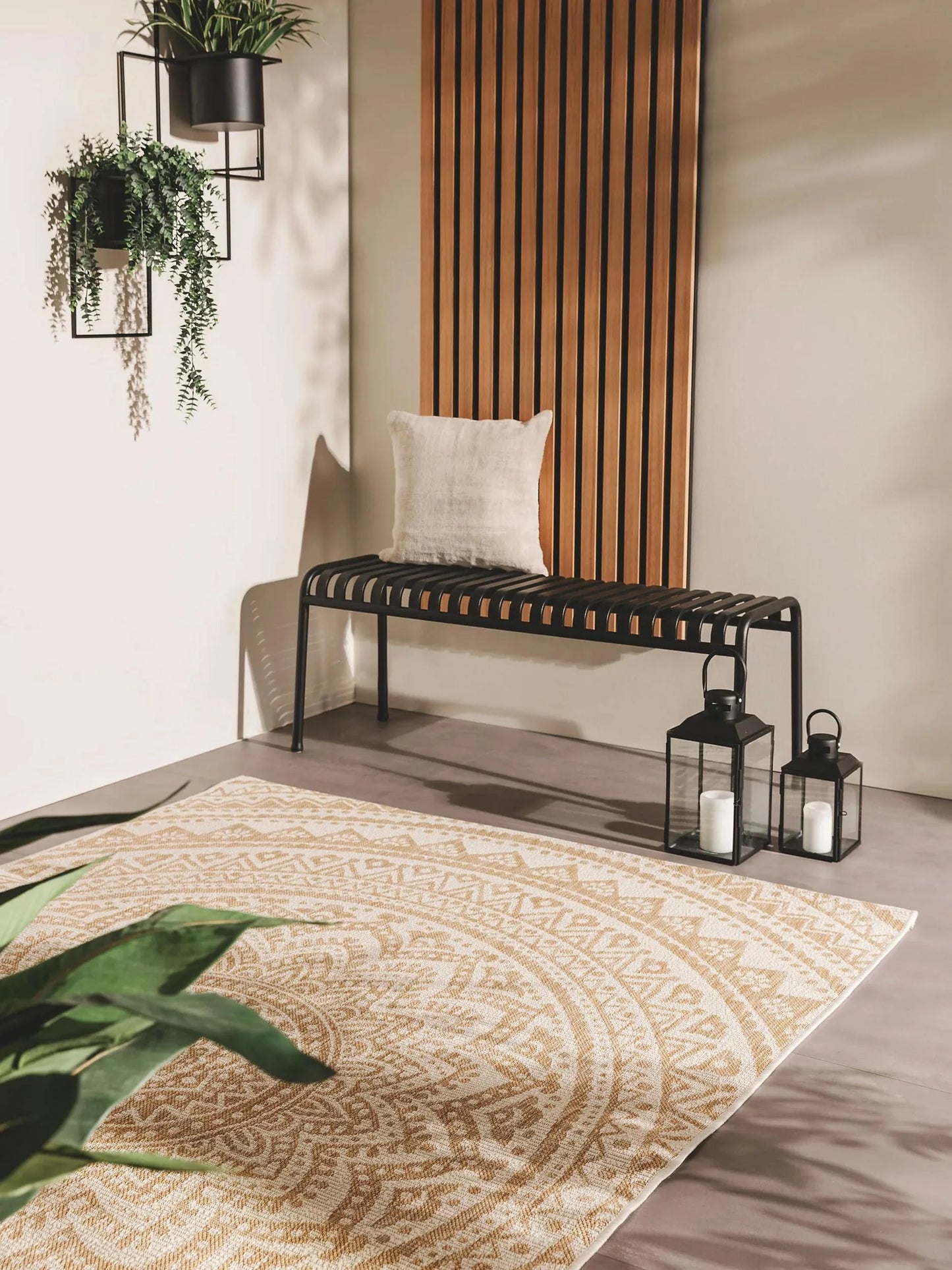 Covor interior/exterior Cleo Cream/Beige 