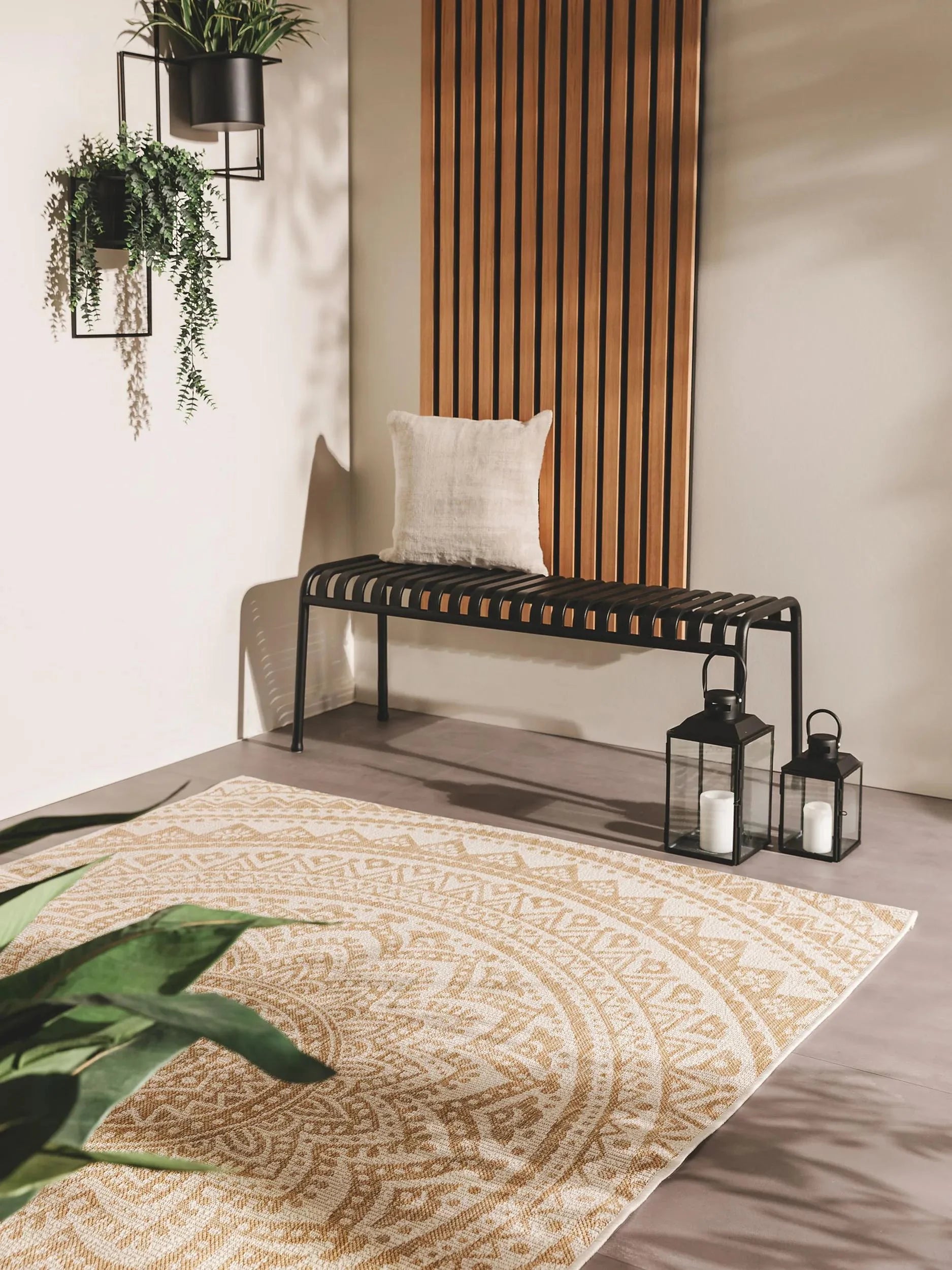 Covor interior/exterior Cleo Cream/Beige 
