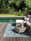 Covor interior/exterior Cleo Turquoise 
