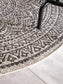 Covor rotund interior/exterior Cleo Beige/Brown 