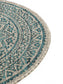 Covor rotund interior/exterior Cleo Beige/Blue 