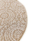 Covor rotund interior/exterior Cleo Cream/Beige 