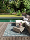 Covor interior/exterior Cleo Beige/Blue 