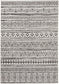 Covor interior/exterior Cleo White/Black 