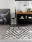 Covor interior/exterior Cleo White/Black