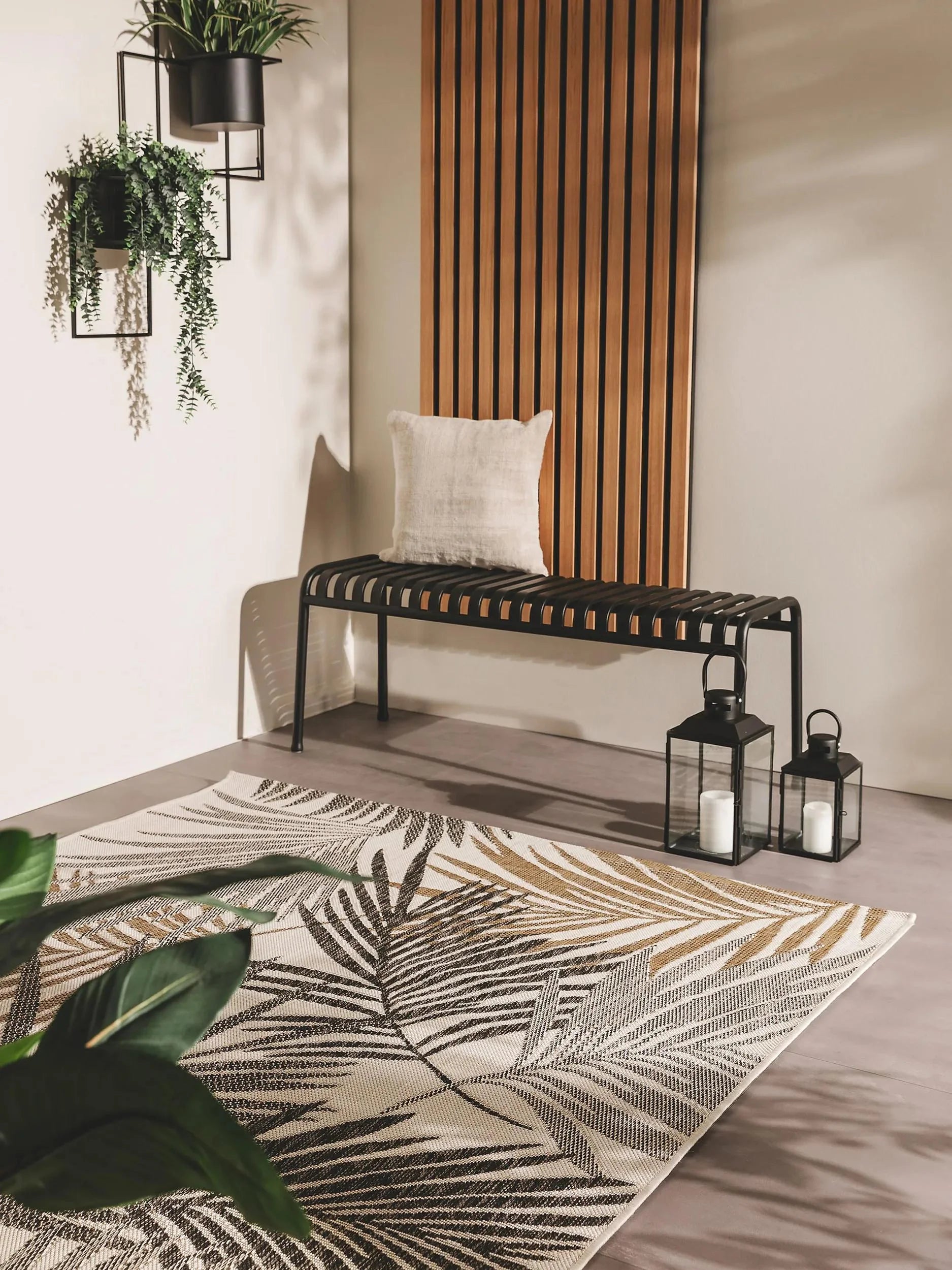Covor interior/exterior Cleo Black