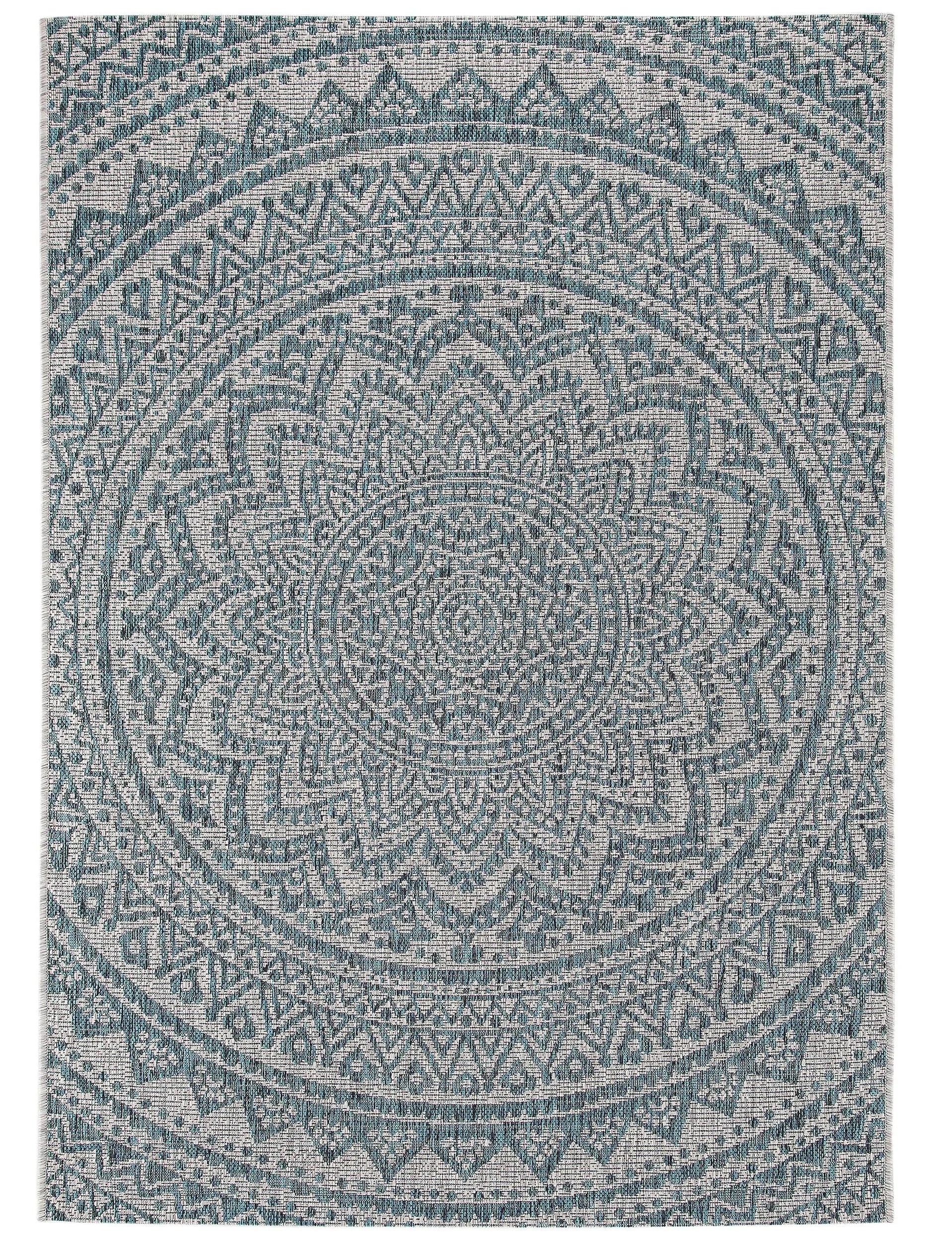 Covor interior/exterior Cleo Beige/Blue 
