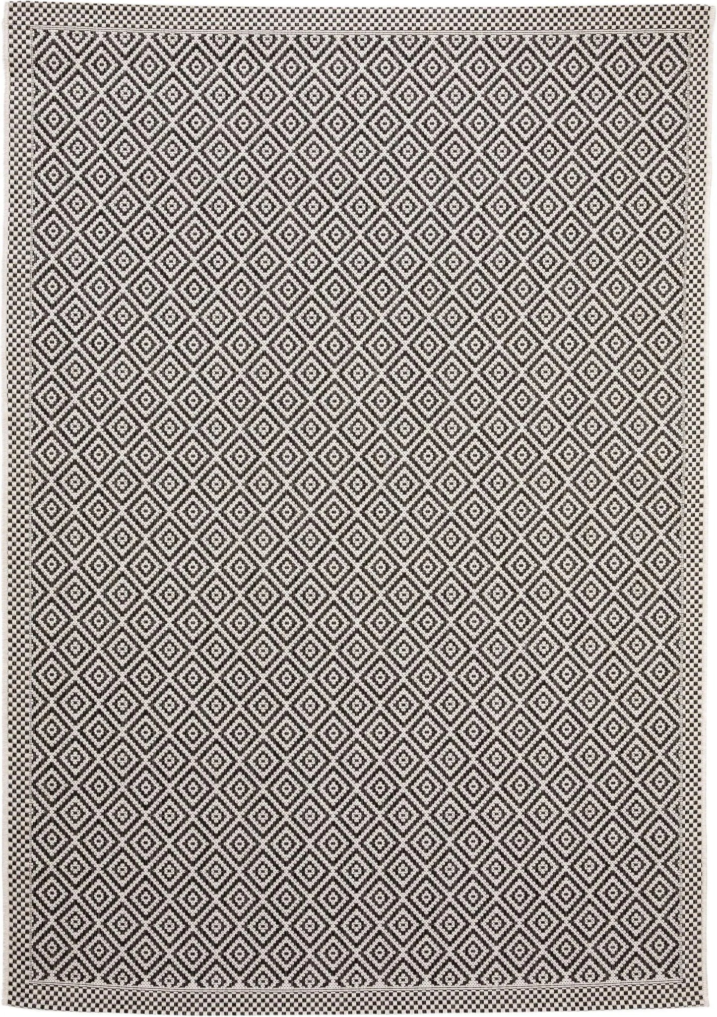 Covor interior/exterior Cleo White/Black 