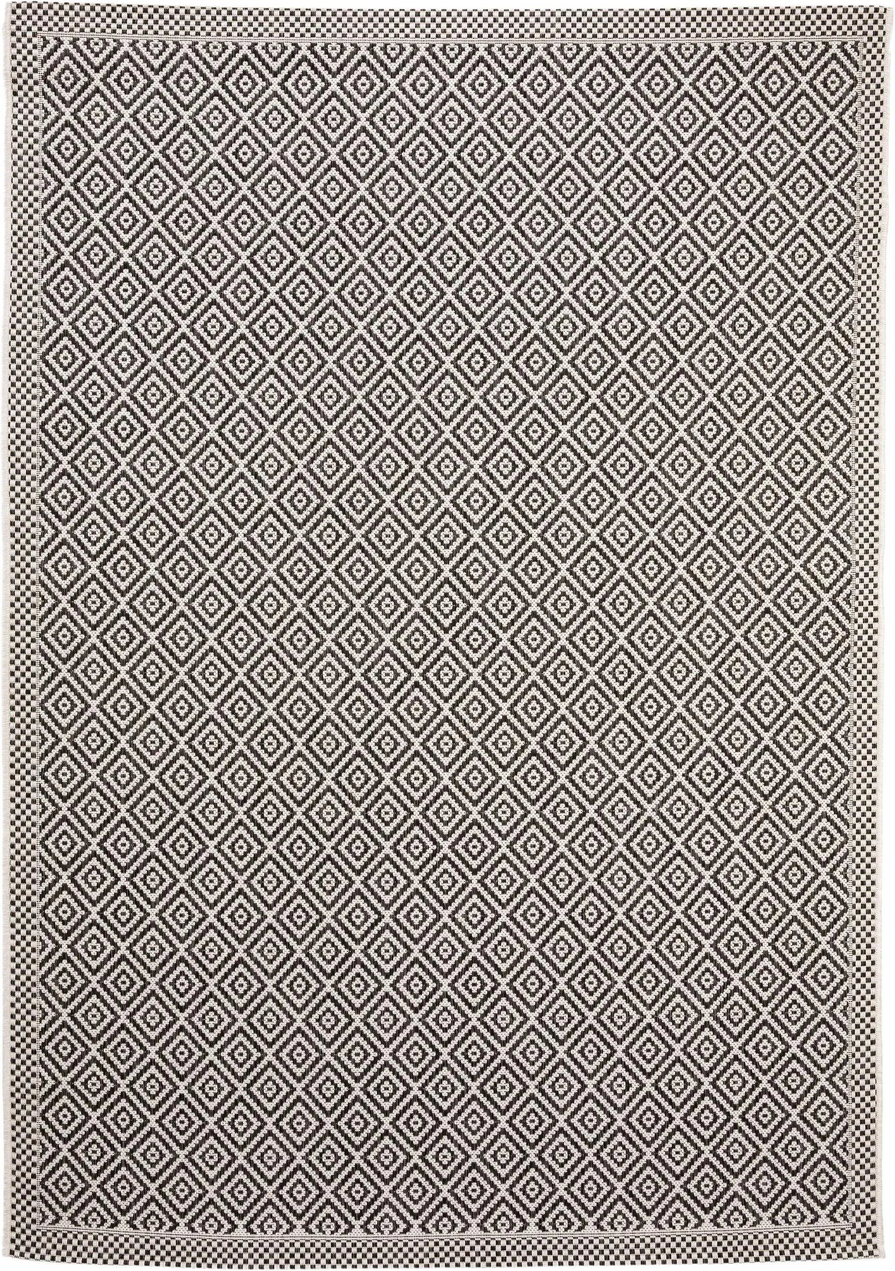 Covor interior/exterior Cleo White/Black 