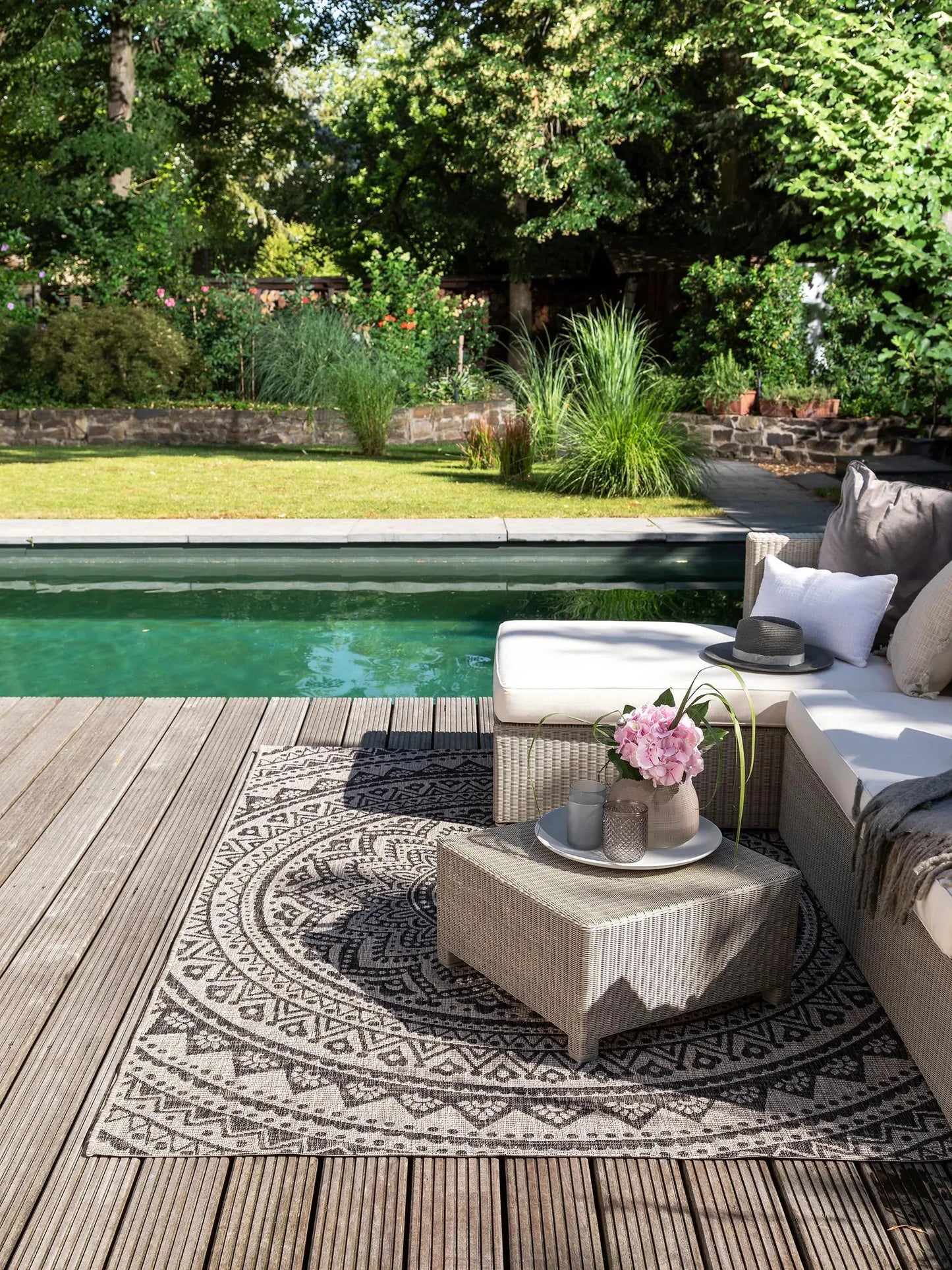 Covor interior/exterior Cleo Beige/Brown