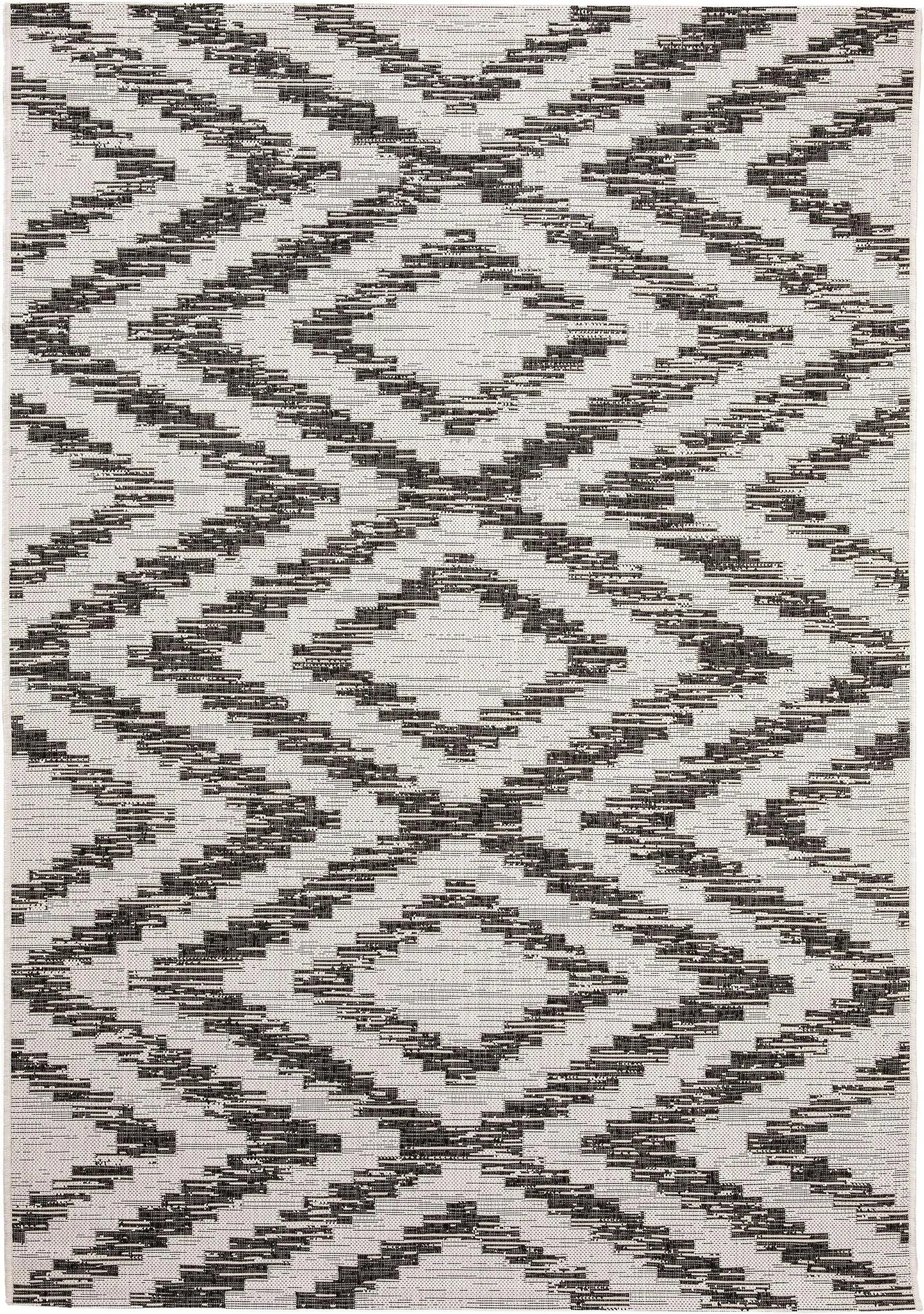 Covor interior/exterior Cleo White/Black