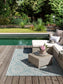 Covor interior/exterior Cleo Beige/Turquoise