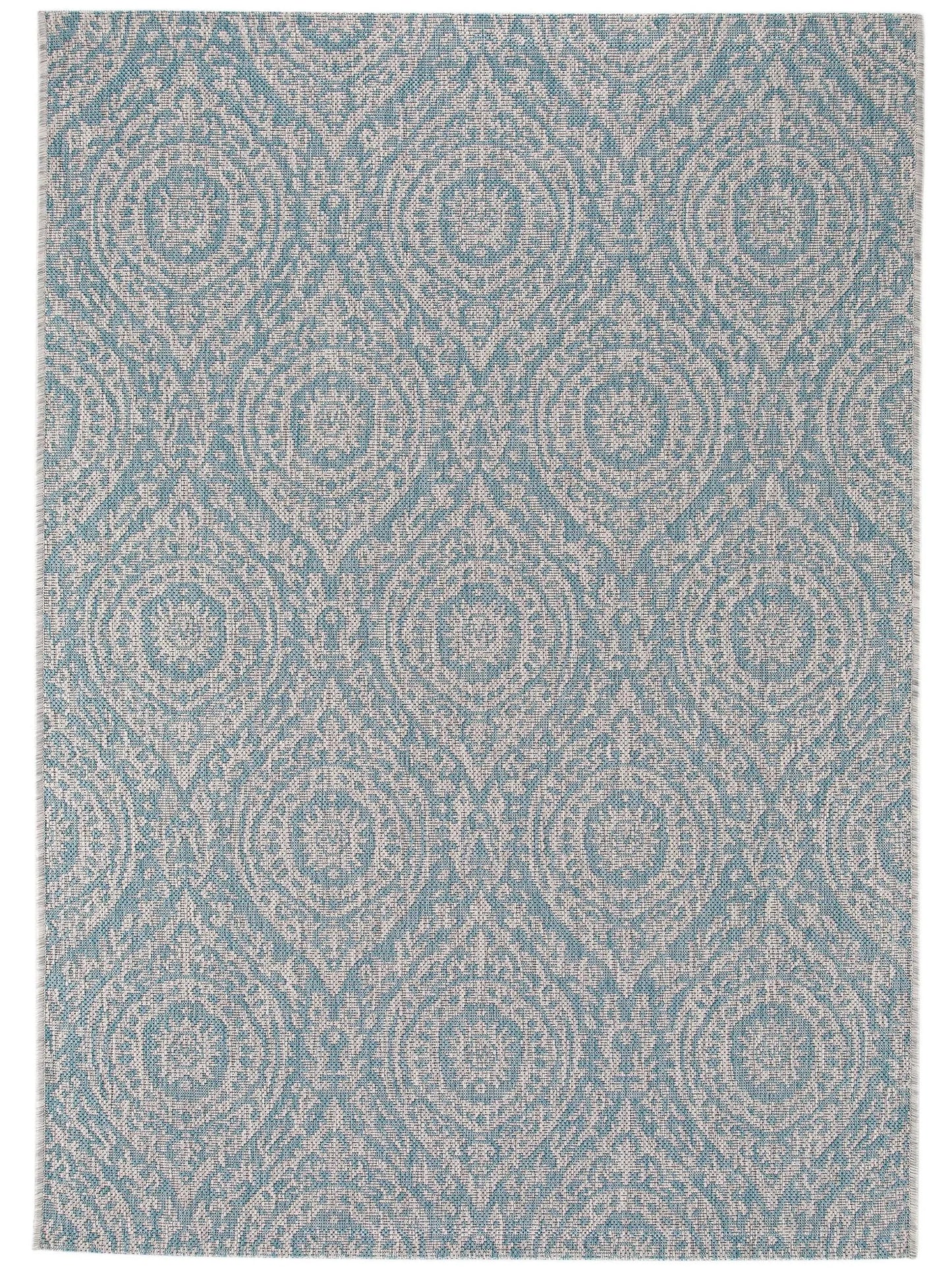 Covor interior/exterior Cleo Beige/Turquoise 