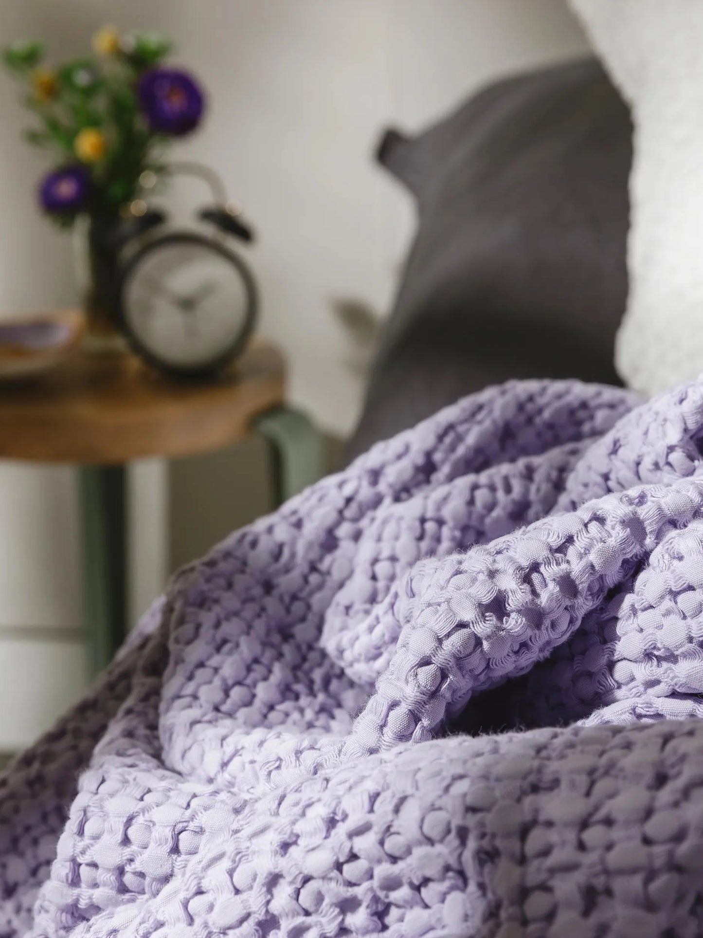 Cotton Pătură Cloe Purple