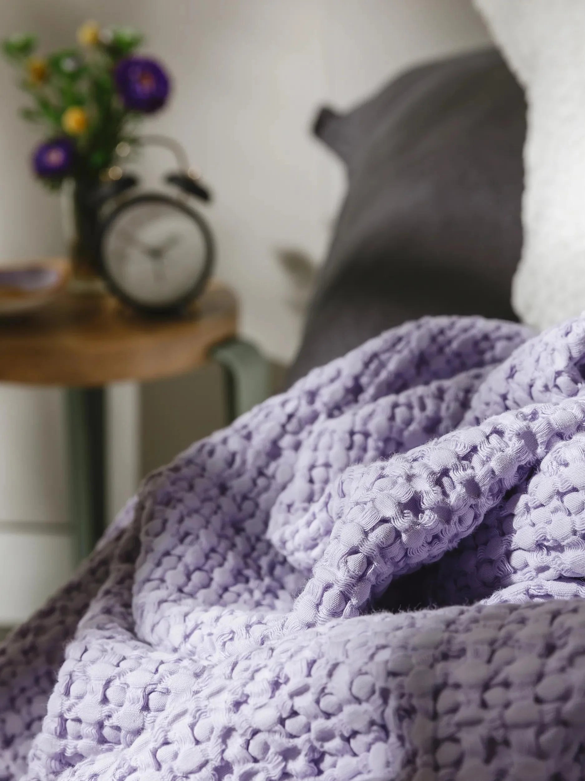 Cotton Pătură Cloe Purple