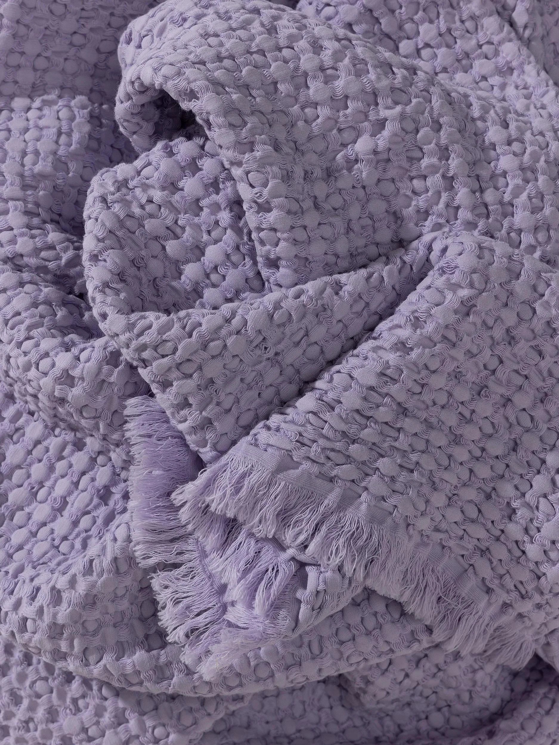 Cotton Pătură Cloe Purple