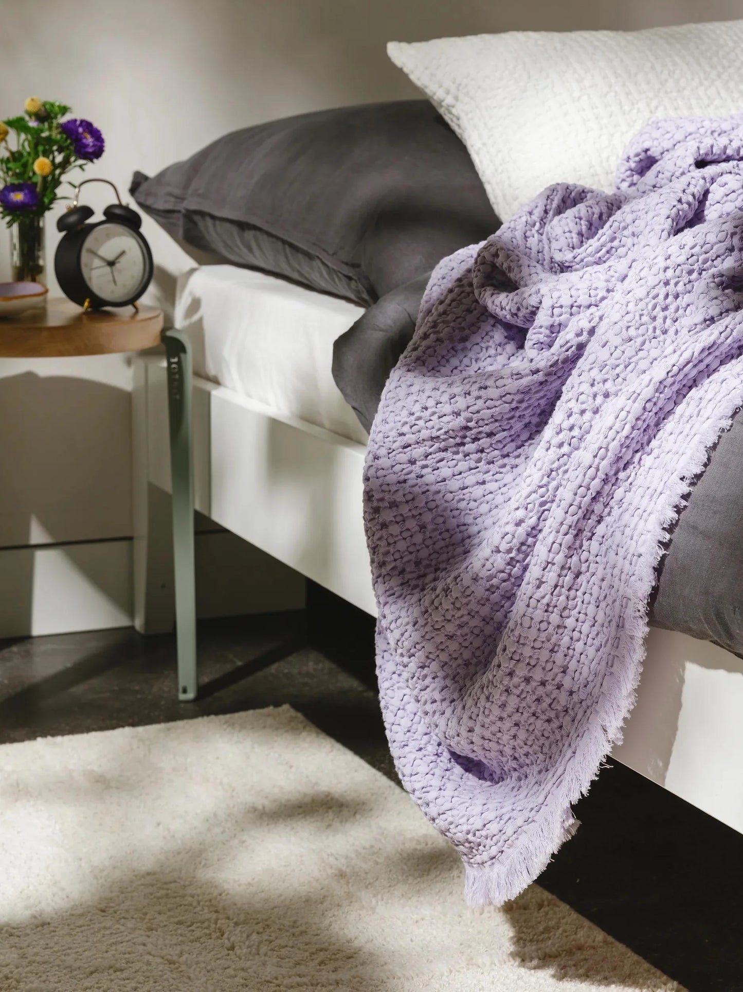 Cotton Pătură Cloe Purple