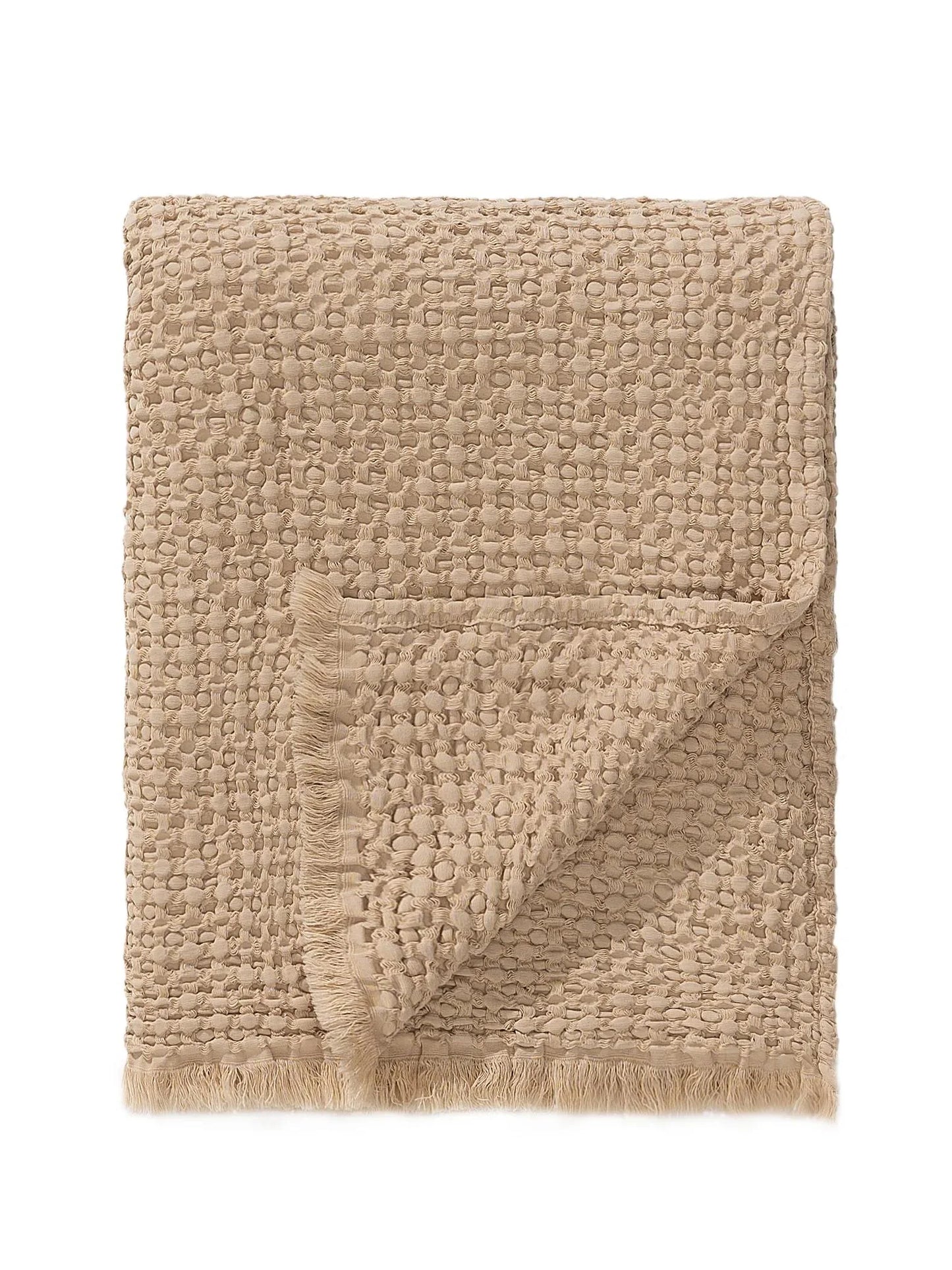 Cotton Pătură Cloe Beige