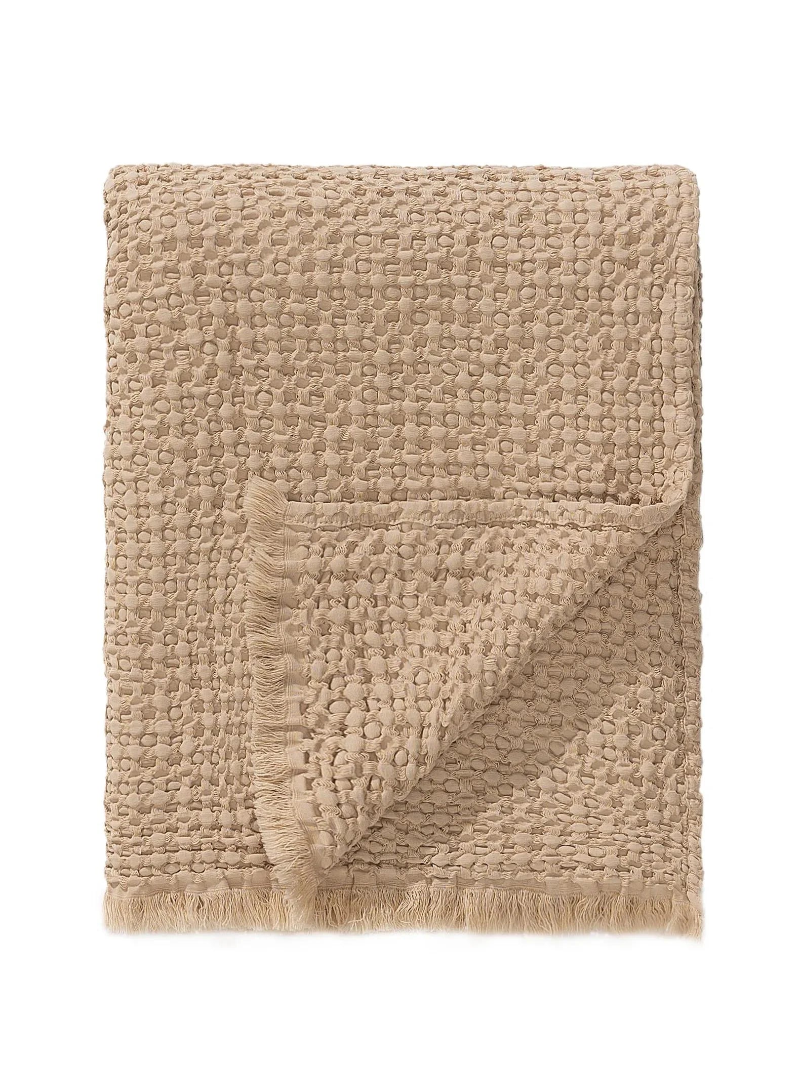 Cotton Pătură Cloe Beige