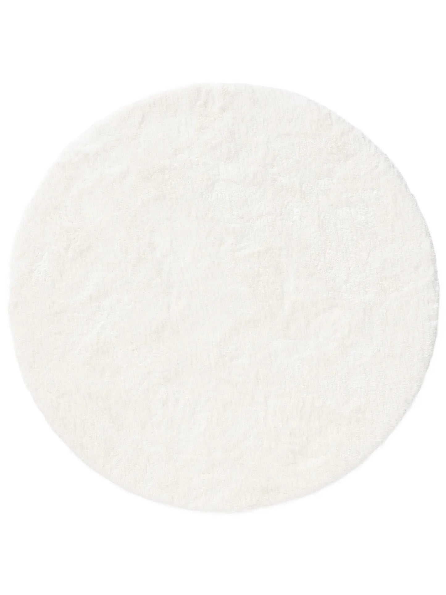Shaggy Covor rotund Cloudy Cream 