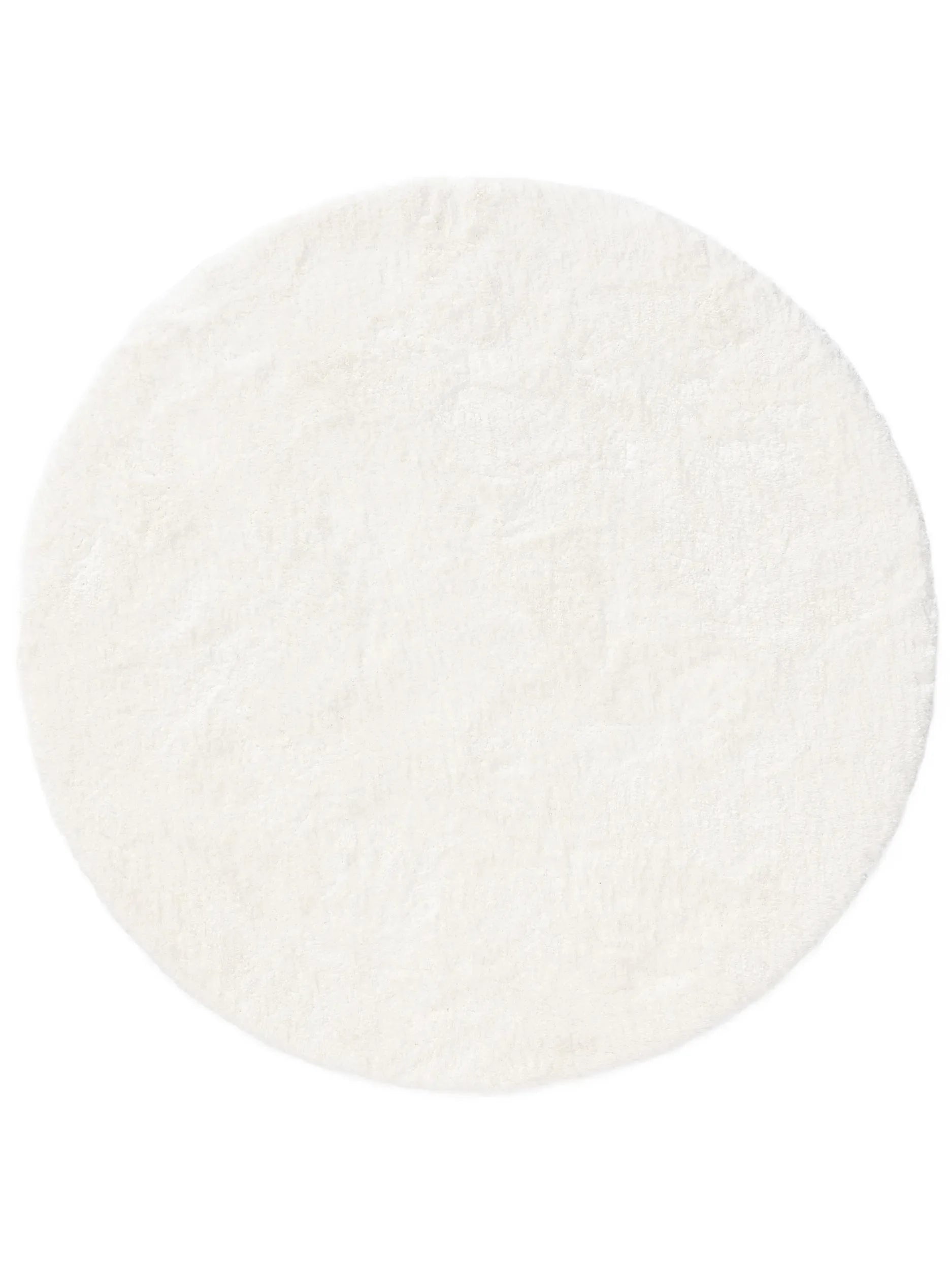Shaggy Covor rotund Cloudy Cream 