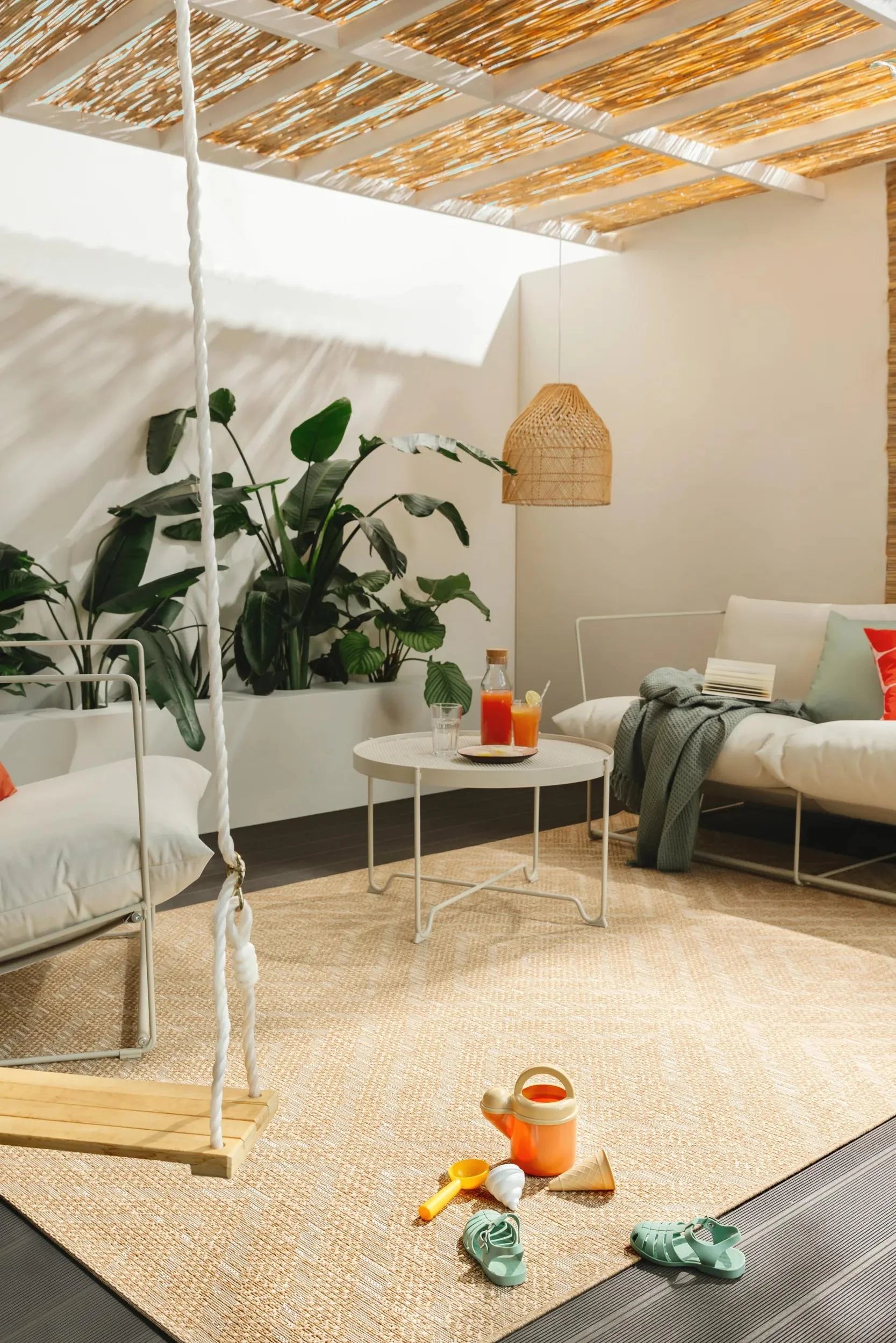 Covor interior/exterior Como Light Brown 