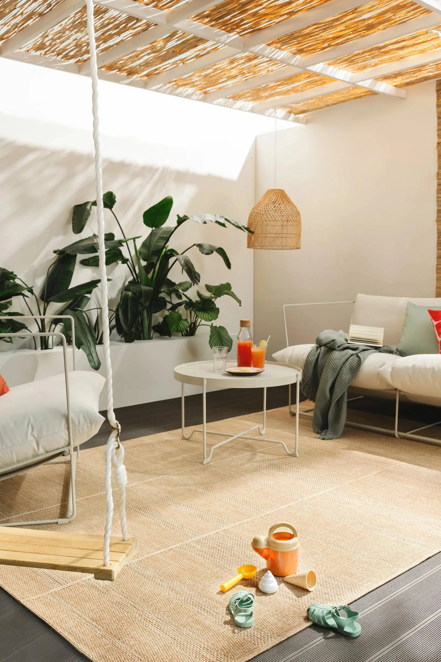 Covor interior/exterior Como Light Brown 