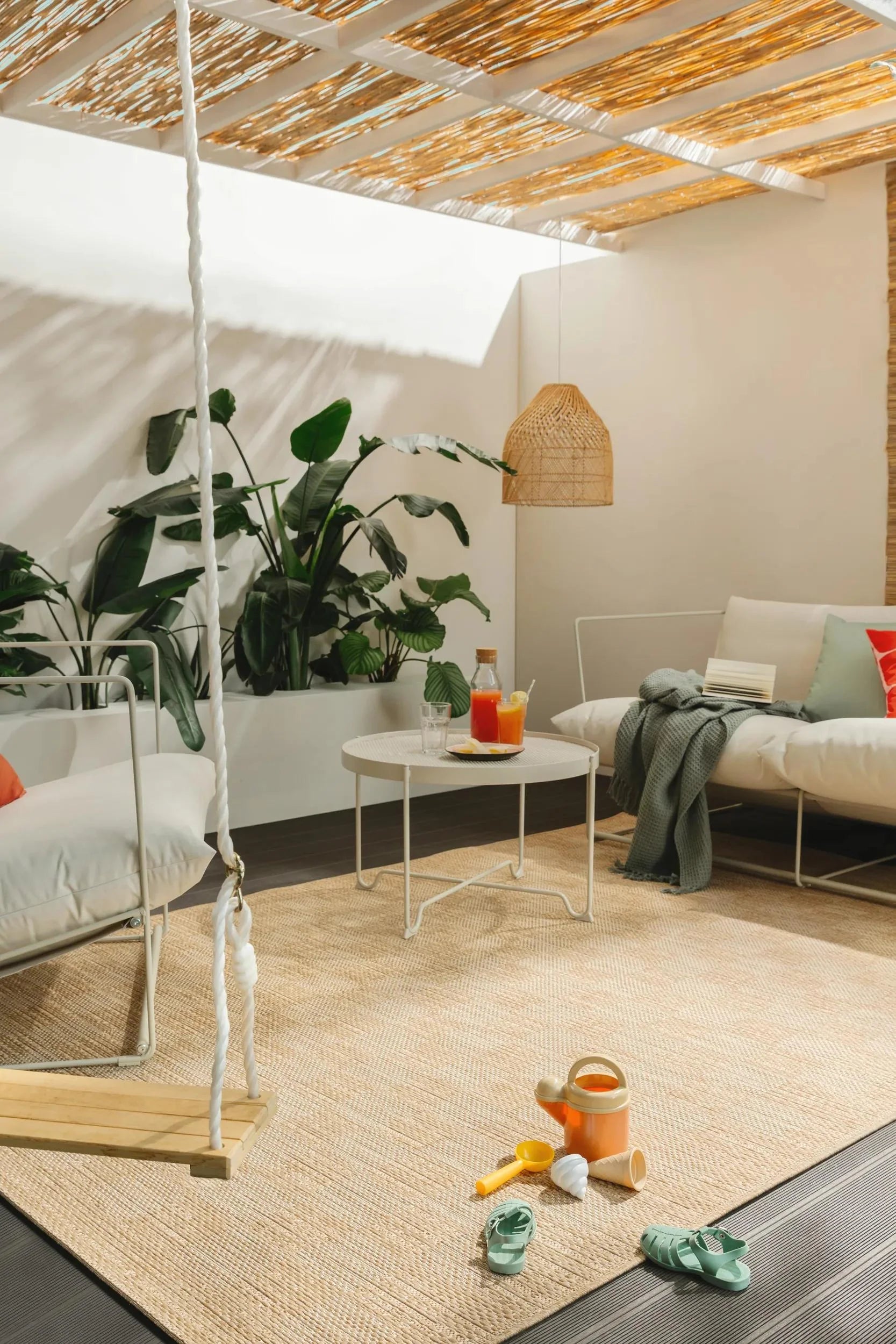 Covor interior/exterior Como Light Brown 