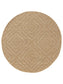 Covor rotund interior/exterior Como Light Brown 