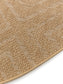Covor rotund interior/exterior Como Light Brown