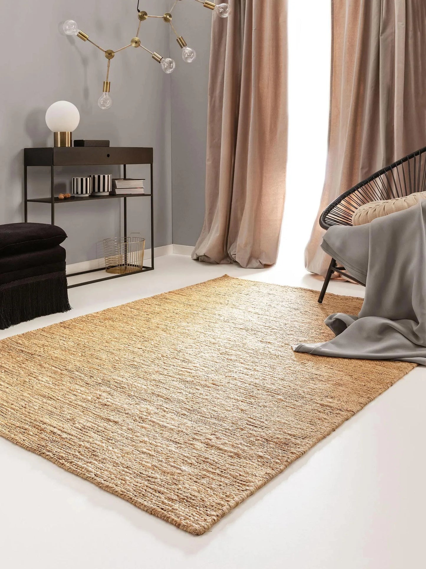 Covor iută Cosmo Light Brown