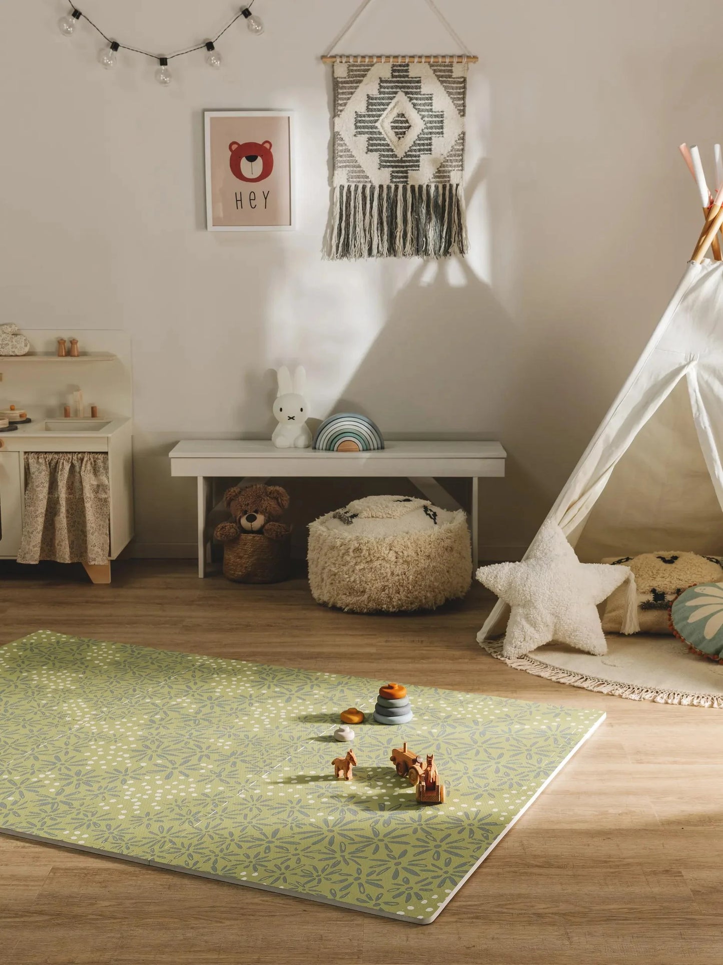 Playmat Daisy Green 