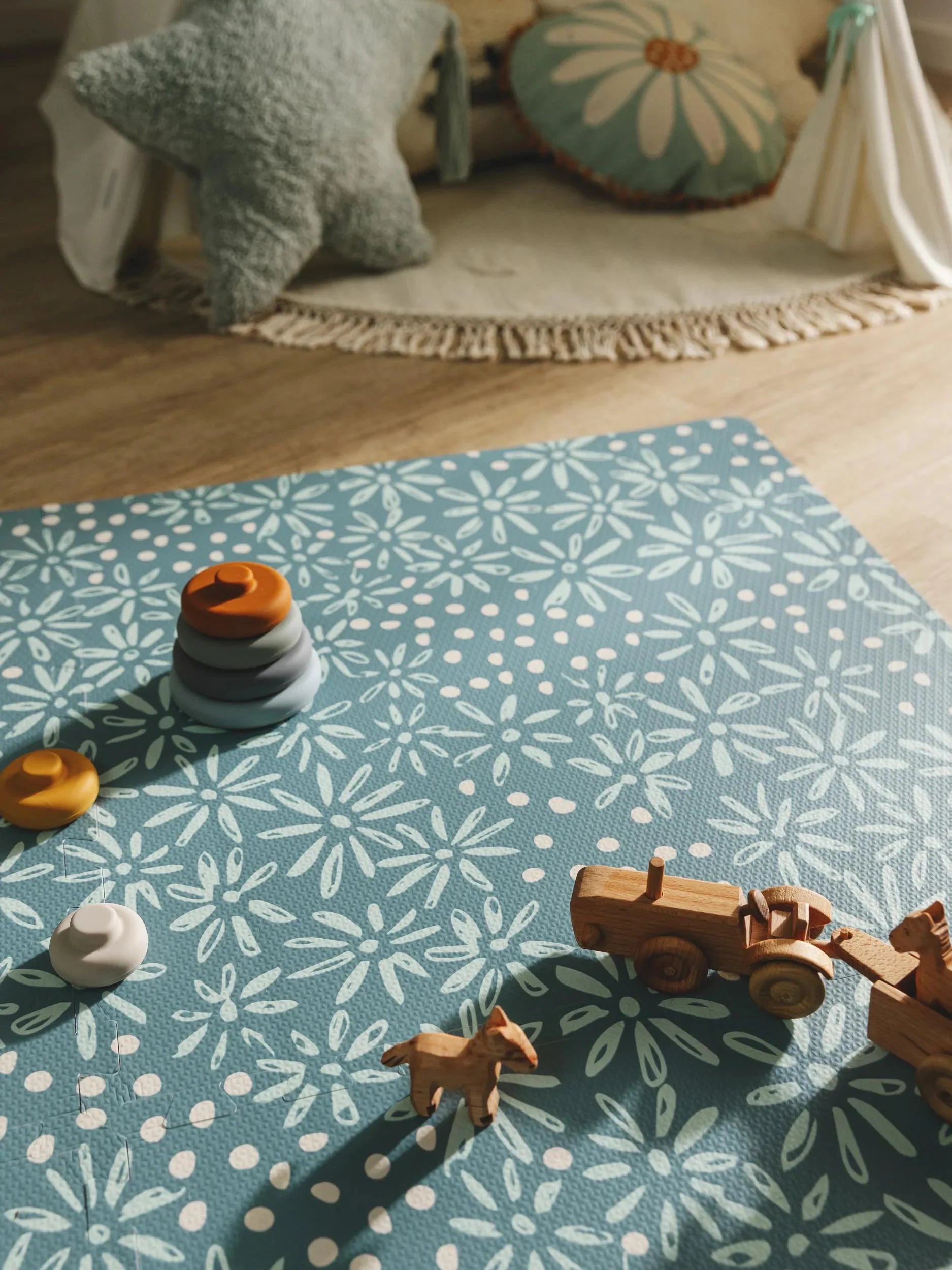Playmat Daisy Blue