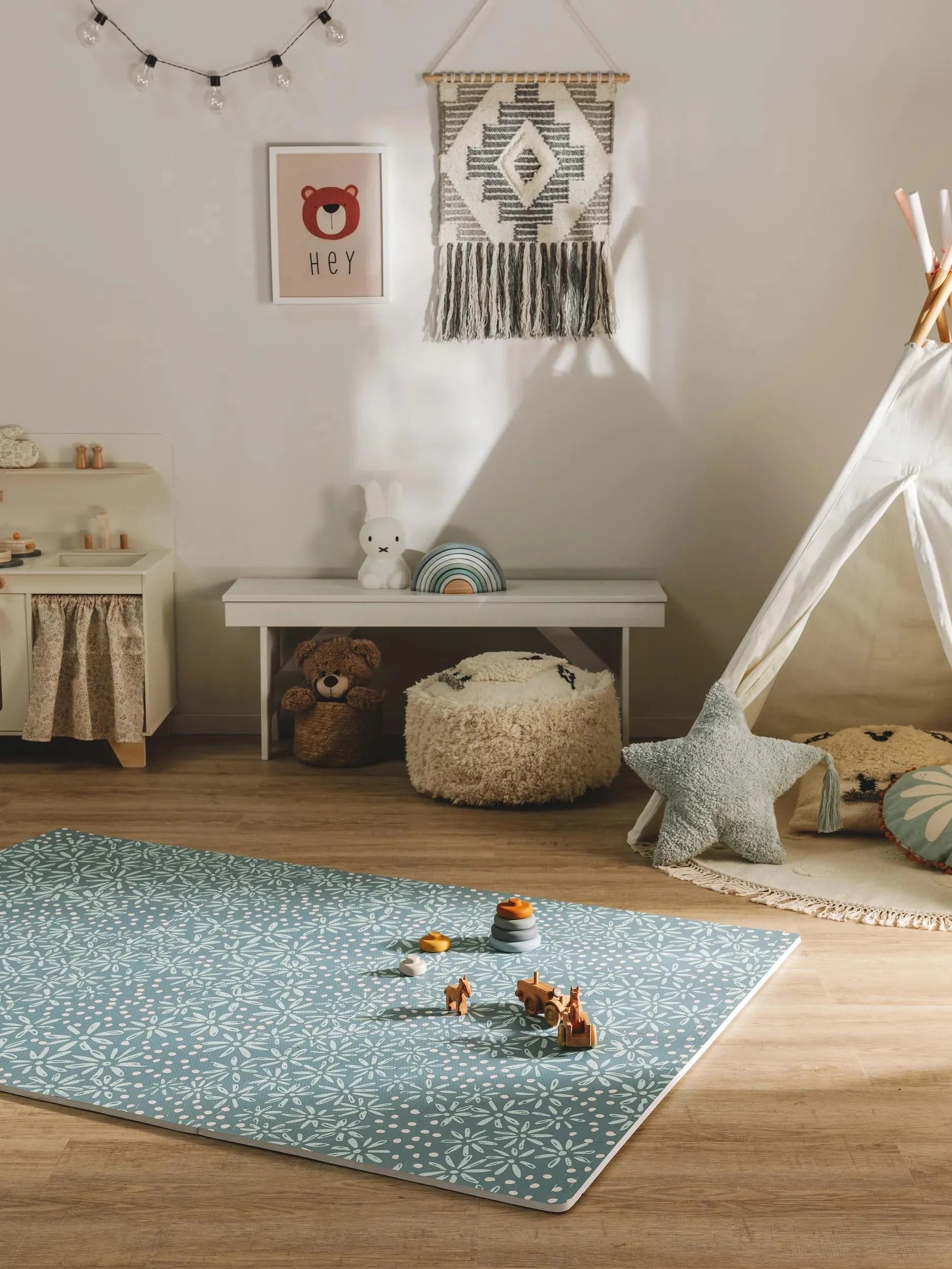 Playmat Daisy Blue