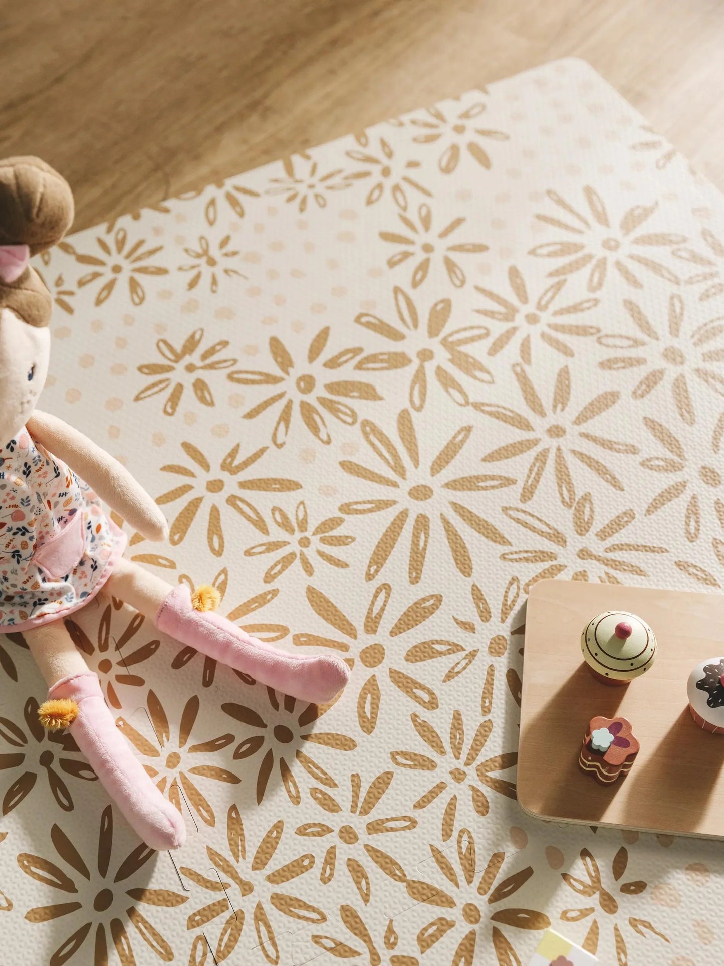 Playmat Daisy Beige