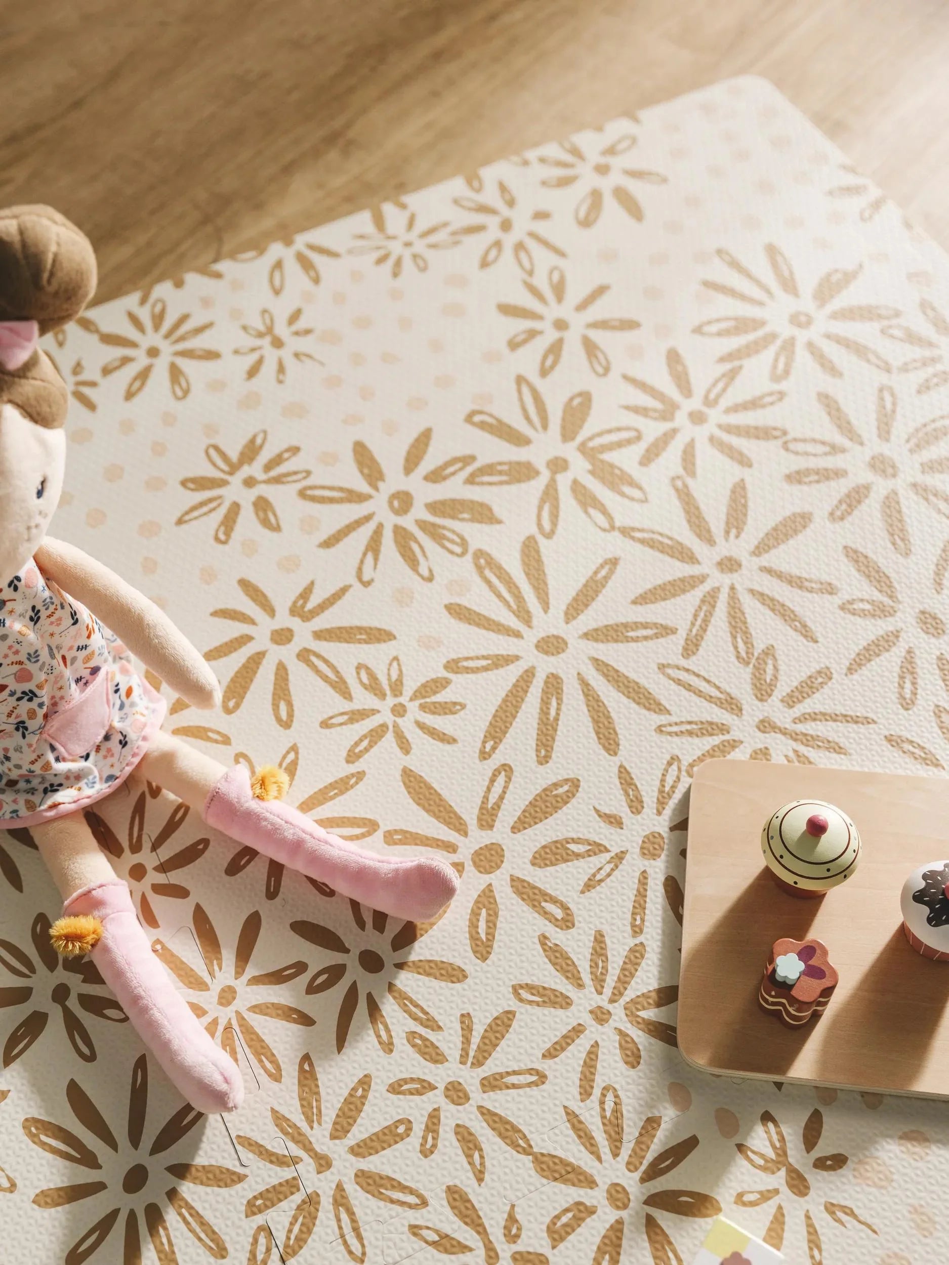 Playmat Daisy Beige