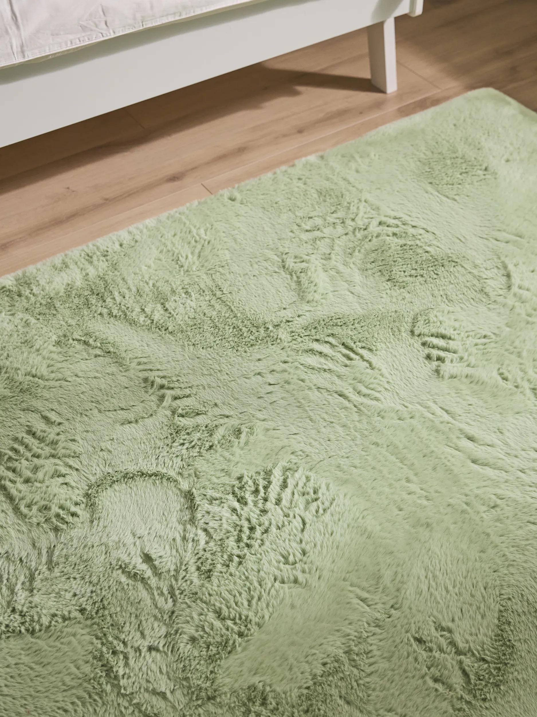 Washable Covor pentru copii Dave Light Green