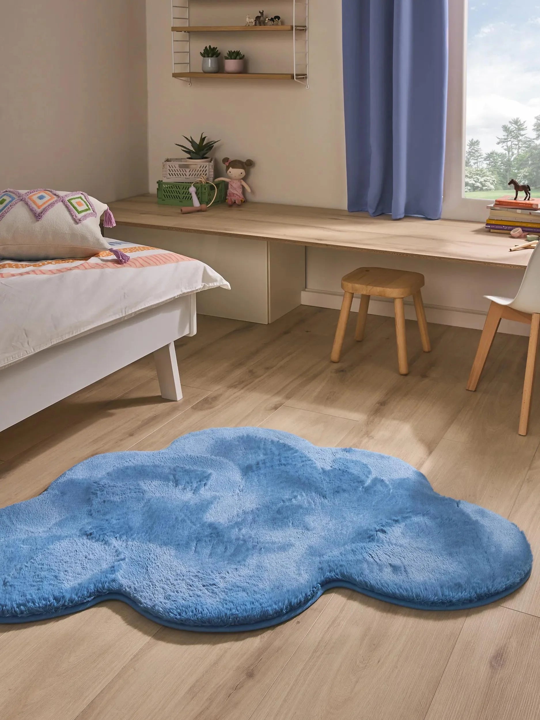 Washable Covor pentru copii Dave Blue