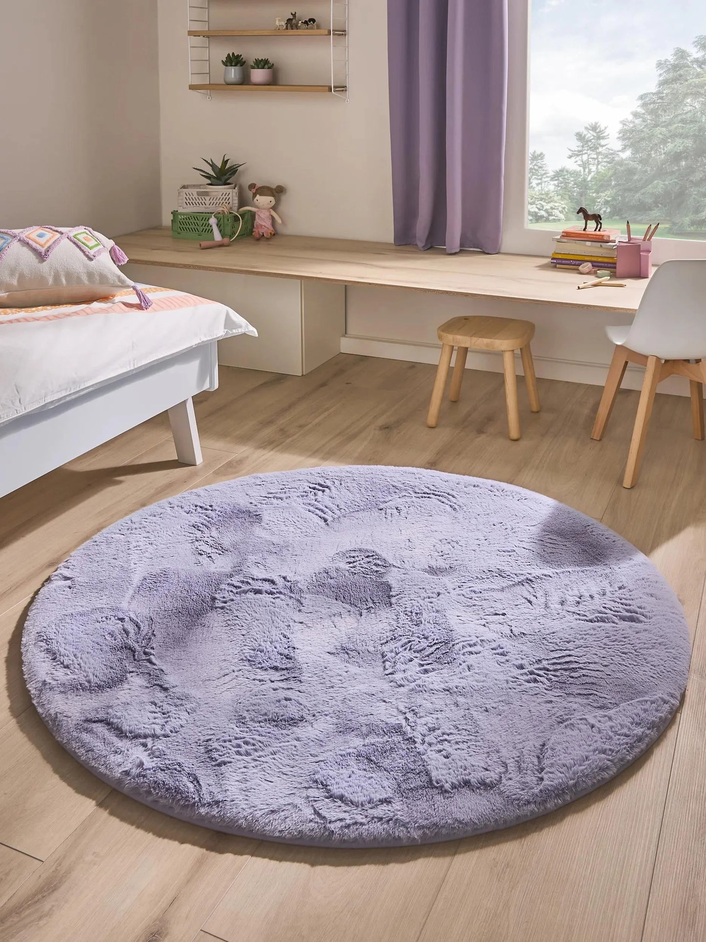 Washable Covor pentru copii Dave Purple