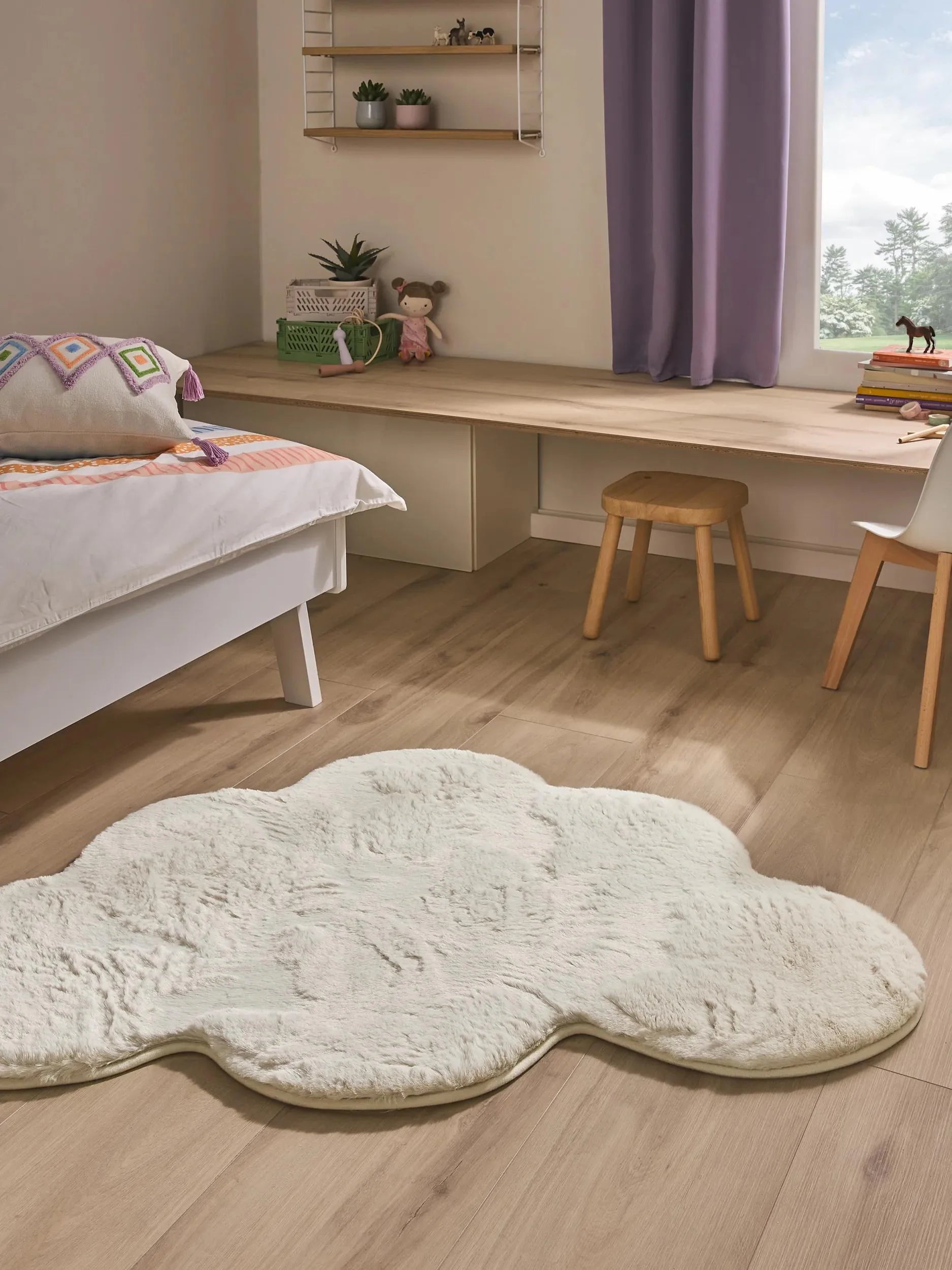 Washable Covor pentru copii Dave Cream