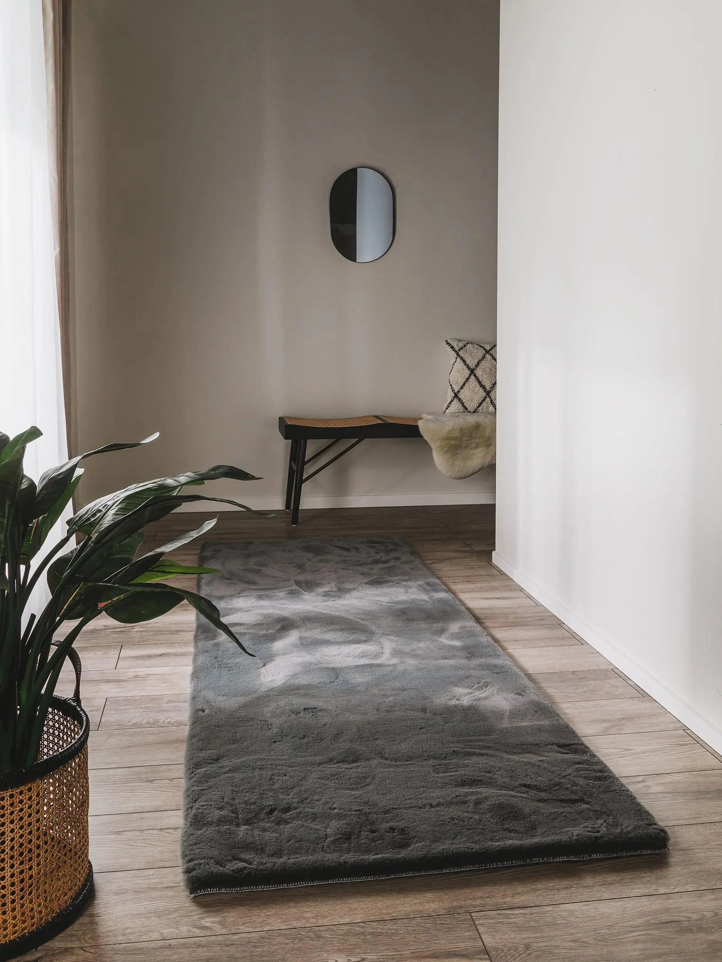 Covor blana Dave Charcoal 