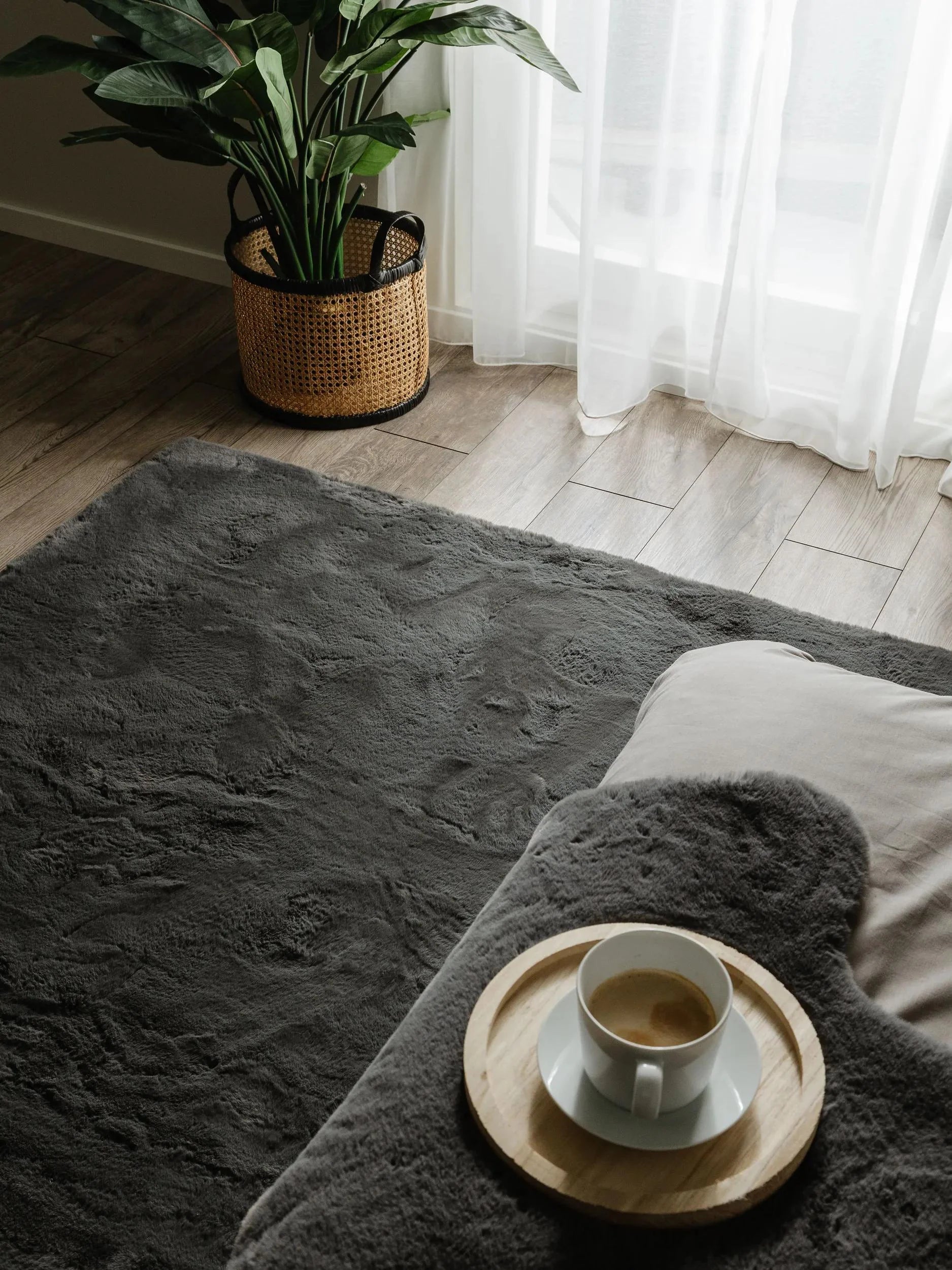 Covor blana Dave Charcoal 