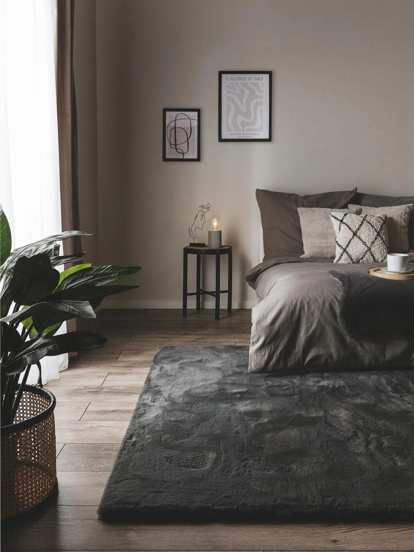 Covor blana Dave Charcoal 