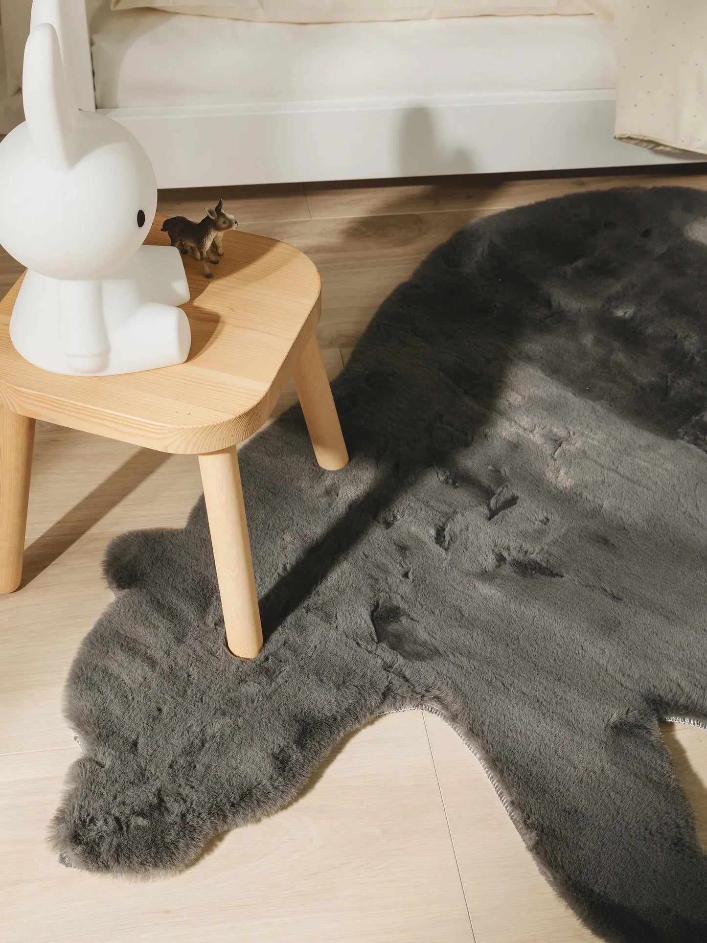 Washable Covor pentru copii Dave Charcoal 
