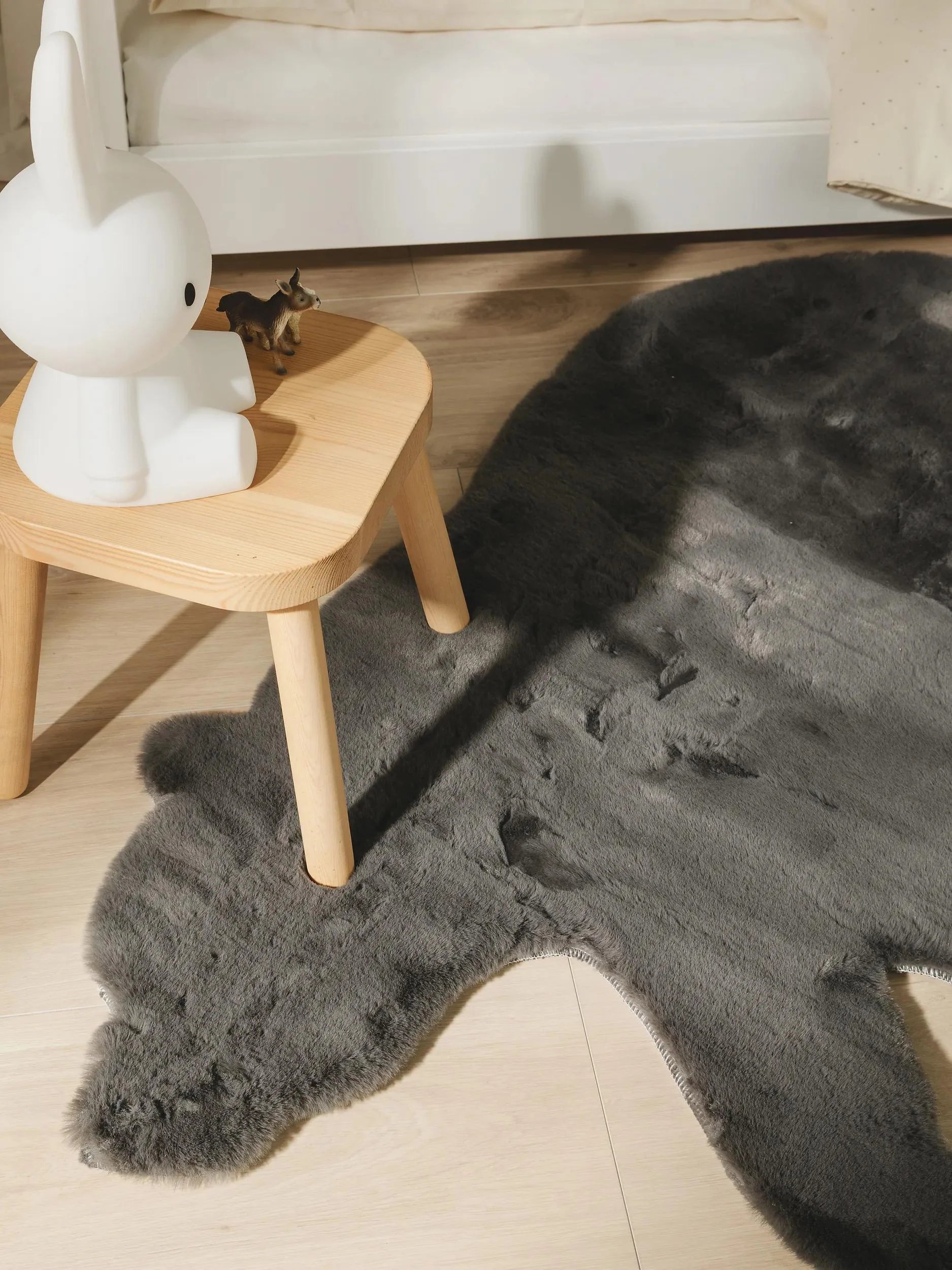 Washable Covor pentru copii Dave Charcoal 