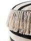 Pouf/taburet Deja Black/White