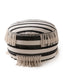 Pouf/taburet Deja Black/White