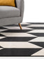 Covor Dessert Black/White 
